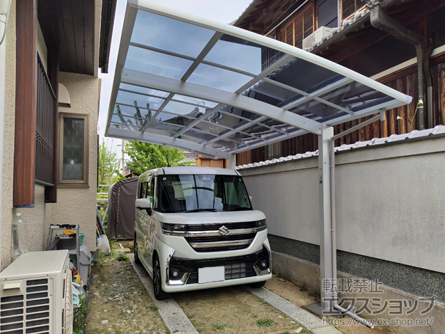 奈良県奈良市ののカーポート アリュース　積雪〜20cm対応 施工例