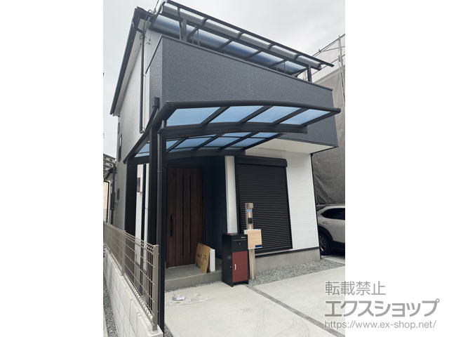 兵庫県尼崎市ののカーポート アリュース　積雪〜20cm対応 施工例