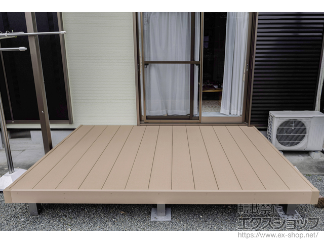 三重県松阪市ののウッドデッキ リウッドデッキ 200 施工例