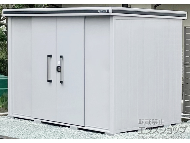 長野県長野市のの物置・屋外倉庫 エルモ 積雪型 2920×1870×2119 LMDS-2918-CB 施工例
