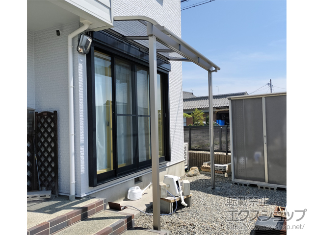 岐阜県本巣市ののテラス屋根 スピーネ R型 1500 テラスタイプ 単体 積雪〜50cm対応 施工例