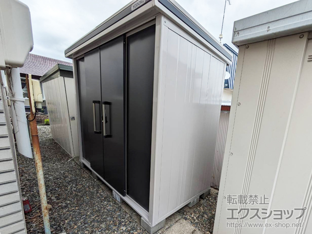 北海道帯広市のの物置・屋外倉庫 エルモ 積雪型 2570×1170×2121 LMDS-2511-SM 施工例