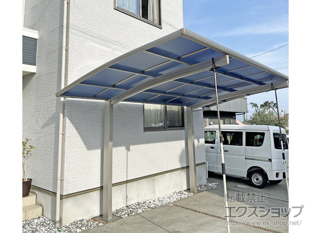 静岡県静岡市ののカーポート プレシオスポート 積雪〜20cm対応 施工例