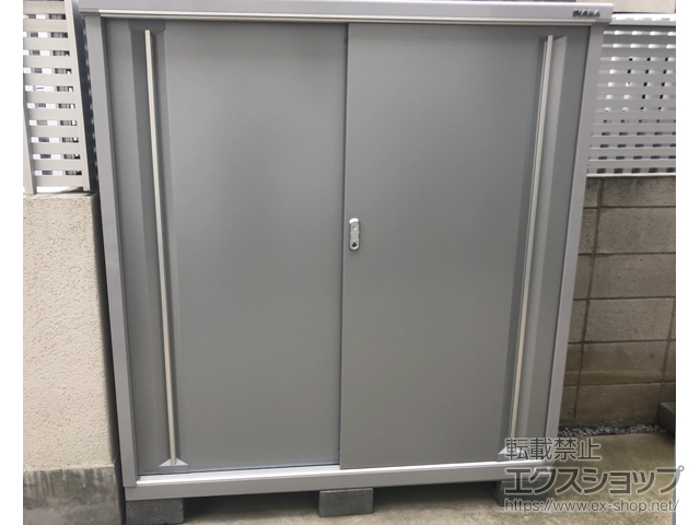 東京都世田谷区のの物置・屋外倉庫 シンプリー 一般型 1520×515×1603 MJX-155D-PS 施工例