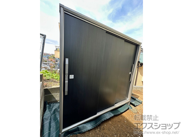 神奈川県横浜市のの物置・屋外倉庫 エスモ 一般型 2100×924×1913(ESF-2109A) ESF-2109A-WE 施工例