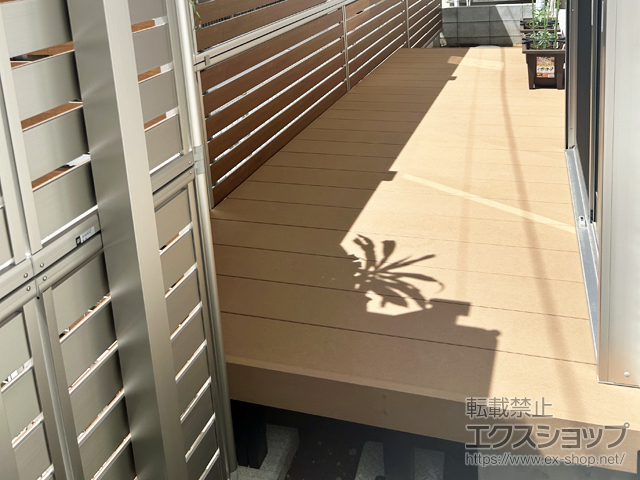 東京都昭島市ののウッドデッキ リウッドデッキ 200 施工例