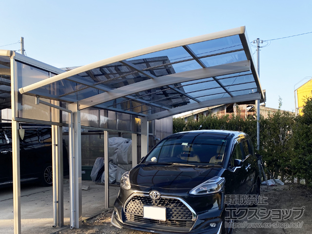千葉県山武市ののカーポート プレシオスポート 積雪〜20cm対応 施工例