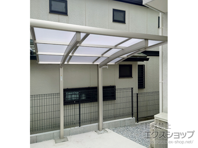 神奈川県横浜市ののサイクルポート・駐輪場 プレシオスポート ミニ 積雪〜20cm対応 施工例
