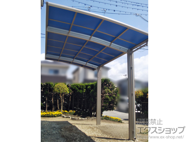 兵庫県姫路市ののカーポート プレシオスポート 積雪〜20cm対応 施工例