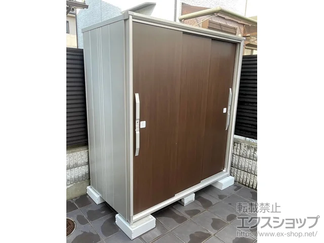 千葉県船橋市のヨドコウの物置 エスモ 一般型 1800×924×1913 ESF-1809A-WC 施工例