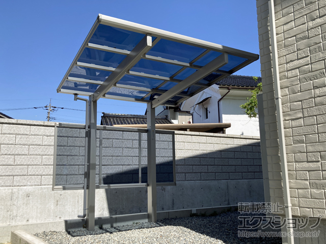 富山県富山市ののサイクルポート・駐輪場 エフルージュ FIRST ミニ 1500タイプ 単体 積雪〜50cm対応 施工例