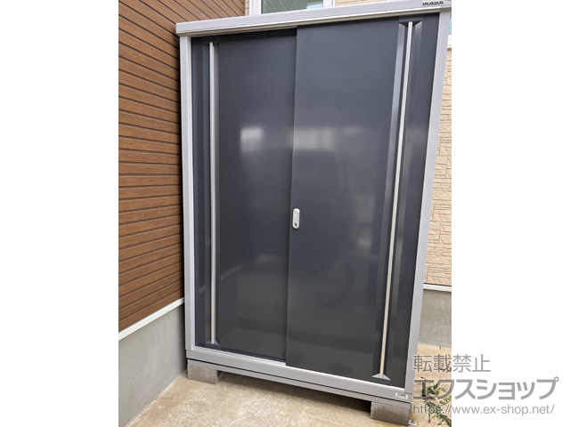 福井県福井市のの物置・屋外倉庫 シンプリー 一般型 1320×905×1903 MJX-139E-P-CG 施工例