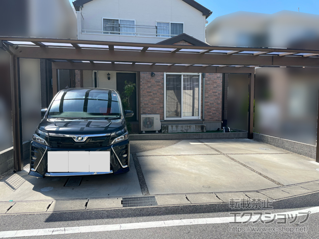愛知県豊田市ののカーポート エフルージュ トリプル FIRST 積雪〜20cm対応 施工例