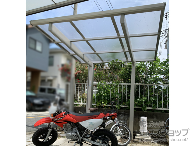 埼玉県さいたま市ののサイクルポート・駐輪場 エフルージュ ミニ FIRST 積雪〜20cm対応 施工例