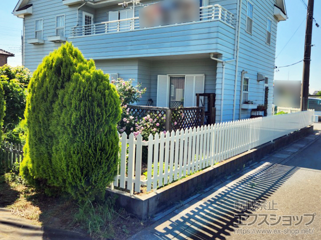埼玉県さいたま市ののフェンス・柵 アメリカンフェンス1型　フリー支柱タイプ 施工例