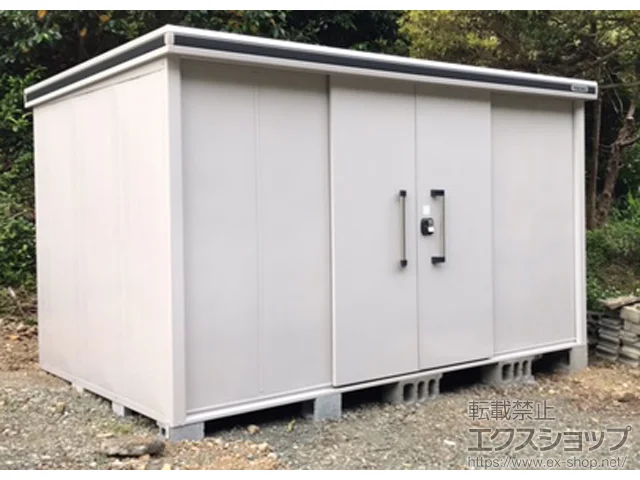 静岡県静岡市のヨドコウの物置・収納・屋外倉庫 エルモ 一般型 3620×2220×2118 LMD-3622-CB 施工例