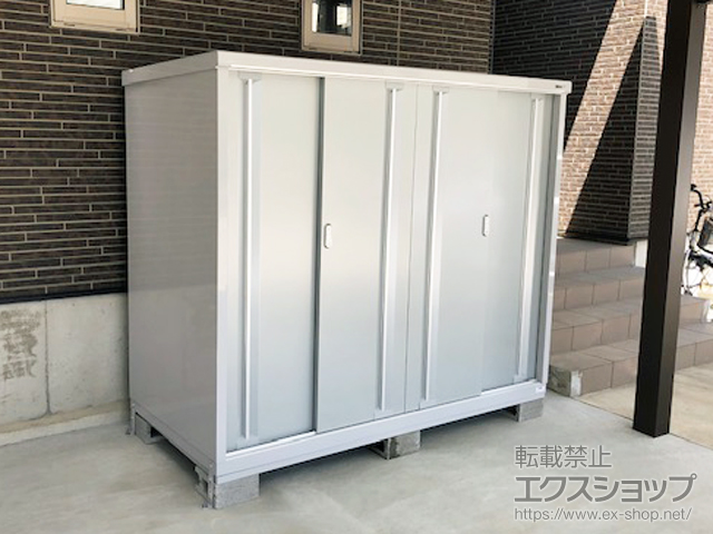 新潟県柏崎市のの物置・屋外倉庫 シンプリー 一般型 1940×905×1603 MJX-199D-P-PS 施工例