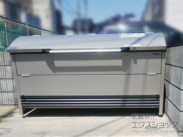 埼玉県越谷市ののゴミステーション ダストピット Rタイプ DPRA-1807 1000L 施工例