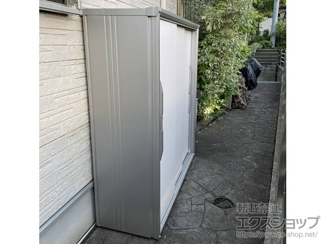 神奈川県横浜市のの物置・屋外倉庫 エスモ 一般型 1500×537×1614 ESF-1505D-TW 施工例