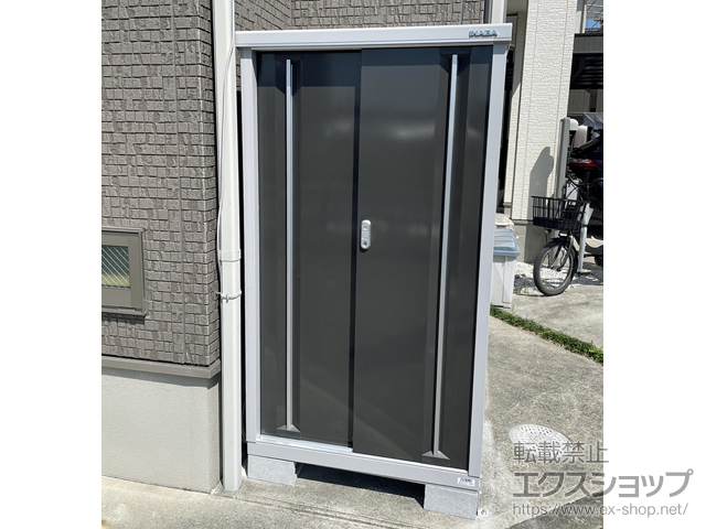 大阪府堺市のの物置・屋外倉庫 シンプリー 一般型 900×755×1603 MJX-097D-EB 施工例