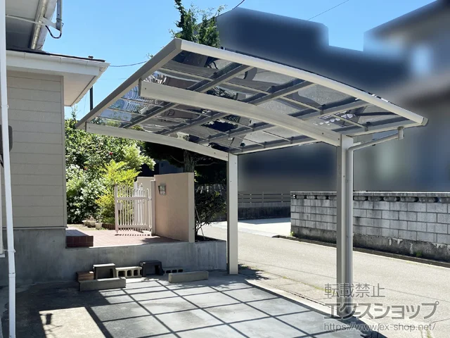 福島県伊達市のValue Selectのカーポート プレシオスポート 積雪～20cm対応 施工例