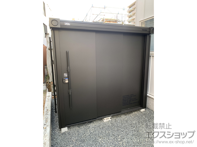 北海道札幌市のの物置・屋外倉庫 エルモ BEAMS DESIGN モデル 積雪型 LMDS−2215-BM 施工例