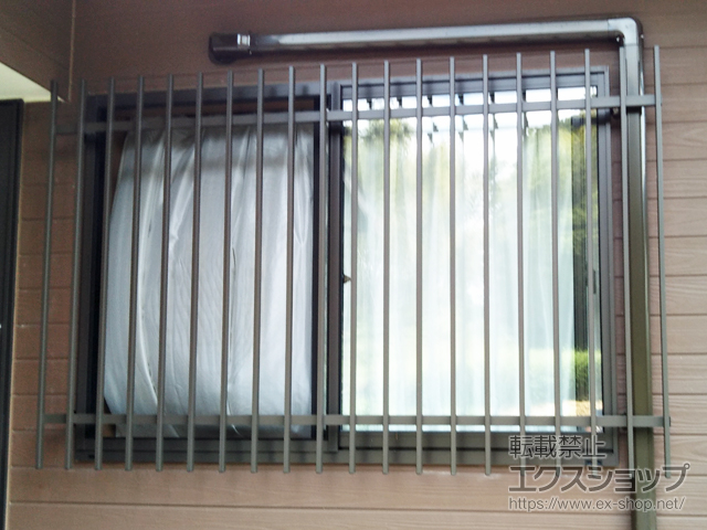 宮崎県都城市のの面格子・窓格子 アルミ面格子 A型 施工例