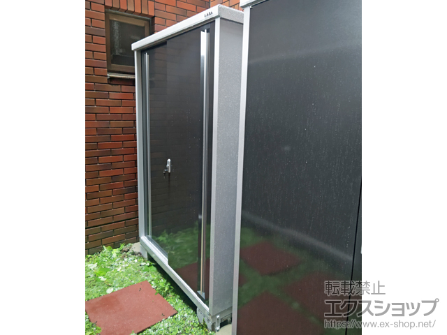 千葉県市川市のの物置・屋外倉庫 シンプリー 一般型 1320×755×1903 MJX-137E-P-EB 施工例