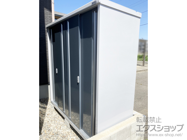 石川県小松市のの物置・屋外倉庫 シンプリー 一般型 1940×755×1903（MJX-197E-P） MJX-197E-P-CG 施工例
