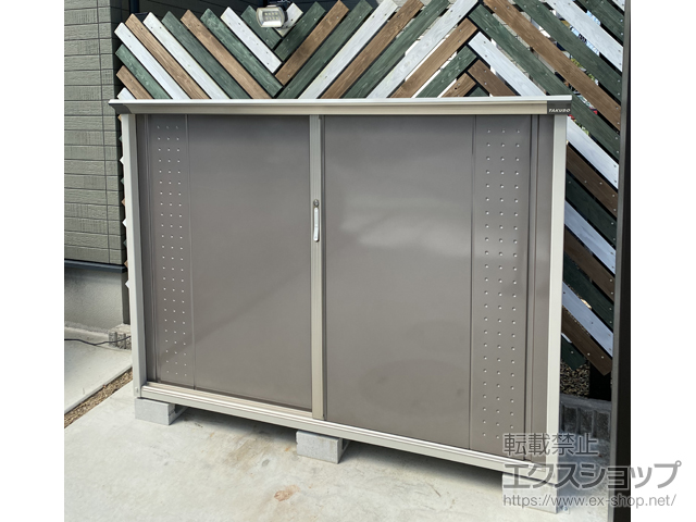 愛知県江南市のの物置・屋外倉庫 グランプレステージジャンプ 1879×530×1400 GP-195C-F-CB 施工例