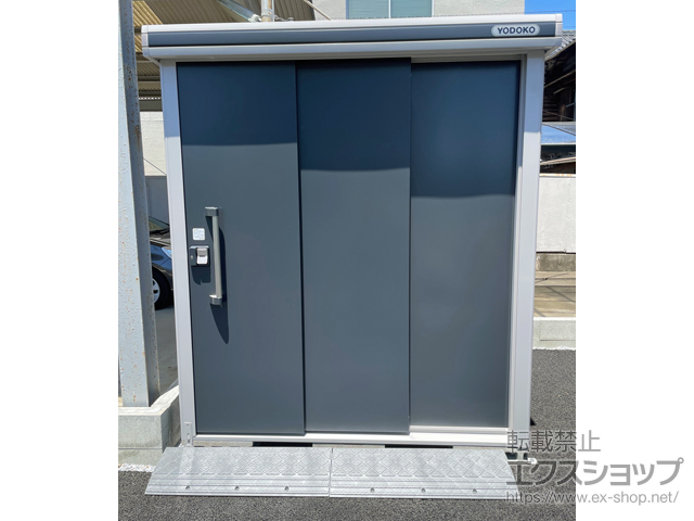 福岡県中間市のの物置・屋外倉庫 エルモ 一般型 1870×1870×2119 LMD-1818-SM 施工例