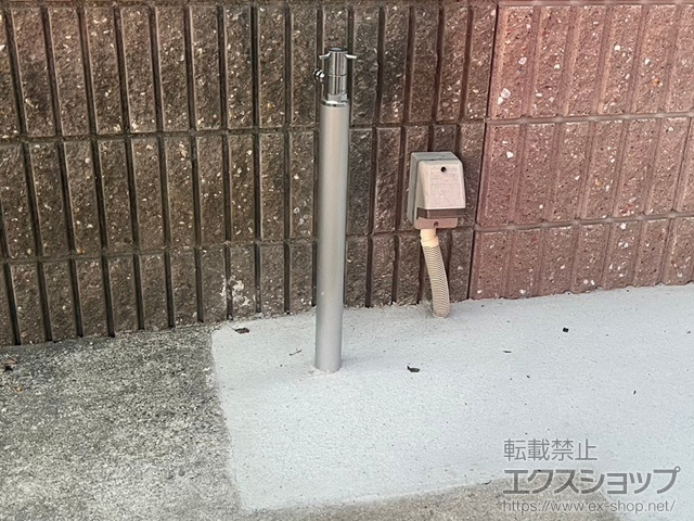 京都府京都市のの立水栓・ガーデンシンク、フェンス・柵 立水栓ユニット コロルミニ・スプリンクル アルマイト処理 施工例