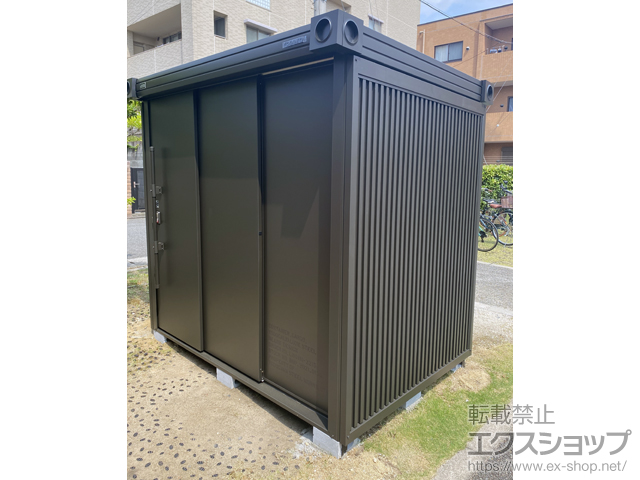 兵庫県西宮市のの物置・屋外倉庫 エルモ BEAMS DESIGN モデル 一般型 LMD-2215-BM 施工例