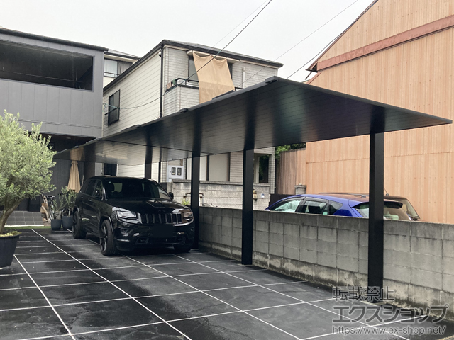 香川県高松市ののカーポート カーポートSC 縦連棟 積雪〜20cm対応 施工例