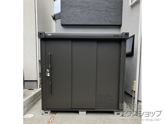 兵庫県伊丹市のの物置・屋外倉庫 エルモ BEAMS DESIGN モデル 一般型 LMD-2215-BM 施工例
