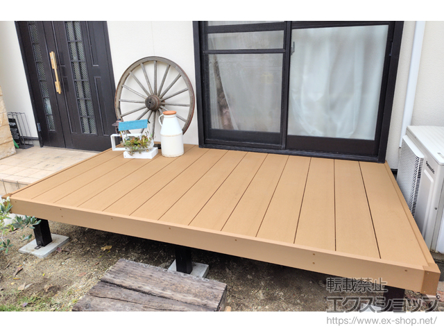 愛知県一宮市ののウッドデッキ リウッドデッキ 200 施工例
