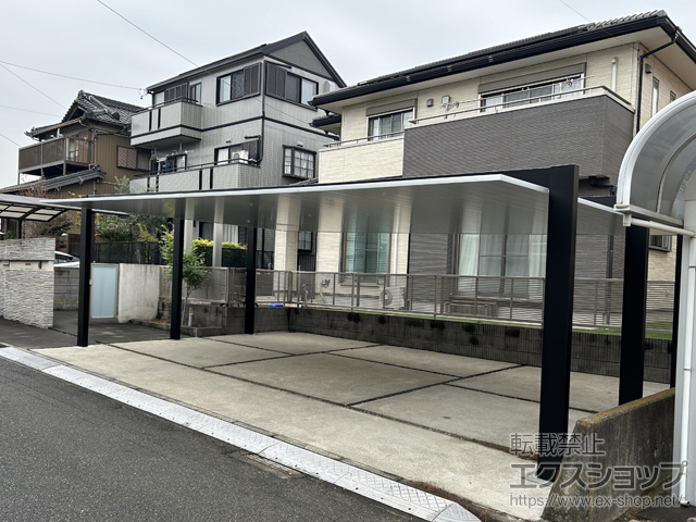 愛知県東海市ののカーポート カーポートSC 3台用 施工例