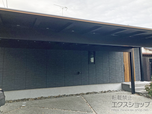 福岡県久留米市ののカーポート エフルージュ FIRST 600タイプ 3台用 複合色 積雪〜20cm対応 施工例