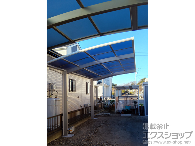 群馬県高崎市ののカーポート アリュース 600タイプ 1台用 積雪〜20cm対応 施工例