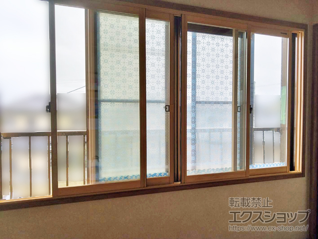 千葉県銚子市のの二重窓（内窓） プラマードU 引違い窓 4枚建 施工例