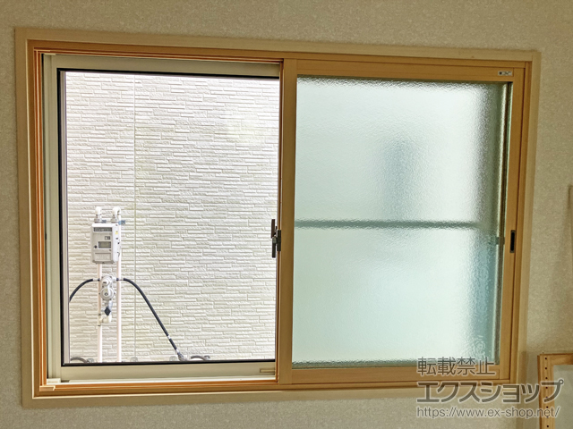 栃木県宇都宮市のの二重窓（内窓） インプラス 引違い窓 2枚建 施工例