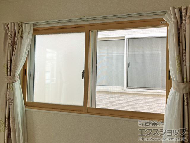 栃木県宇都宮市のの二重窓（内窓） インプラス 引違い窓 2枚建 施工例