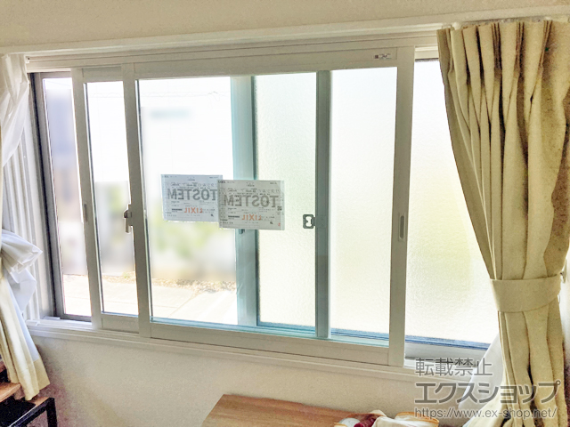 福岡県福岡市のの二重窓（内窓） インプラス 引違い窓 変則2枚建 施工例
