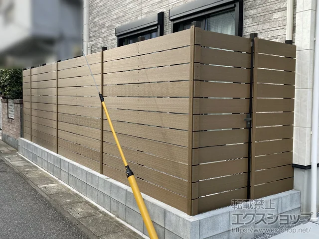 ��ʌ������s�̃O���[�x���̃t�F���X�E��E�� �v���h/one �W���C���g���� ����10mm H1800 ��10�i(������190mm)�{�v���h/one�p�� ����10mm �ЊJ�� �{�H��