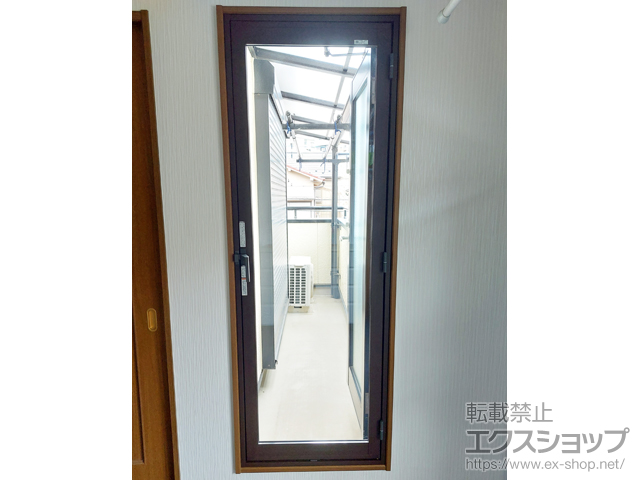 千葉県松戸市のの二重窓（内窓） インプラス テラスドア 外観左吊元 施工例