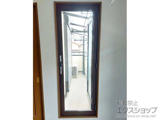 千葉県松戸市のの内窓（二重窓・二重サッシ） インプラス テラスドア 外観左吊元 施工例