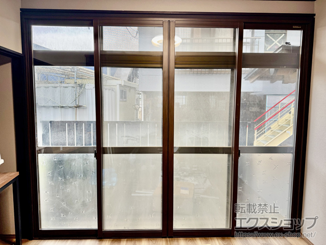山口県下松市のの二重窓（内窓） プラマードU 引違い窓 4枚建 施工例