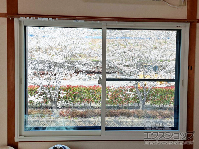高知県四万十市のの二重窓（内窓） インプラス 引違い窓 2枚建 施工例
