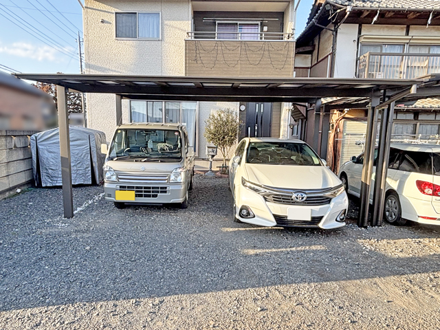茨城県結城郡八千代町ののカーポート ソリッドポート ワイド 積雪〜20cm対応 施工例