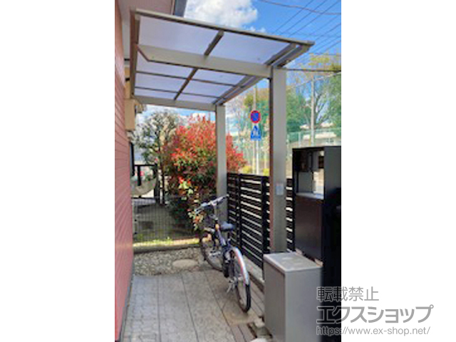 東京都町田市ののサイクルポート・駐輪場 ネスカFミニ (フラットスタイル) 積雪〜20cm対応 施工例